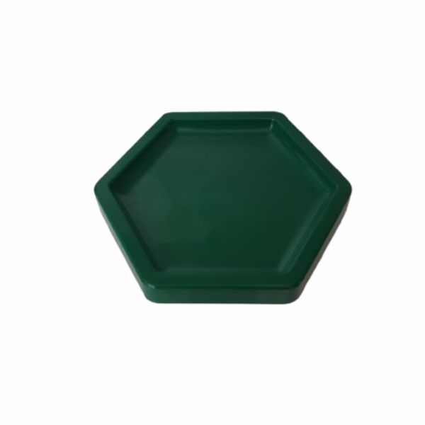 Bandeja Verde Bandeira Sextavada